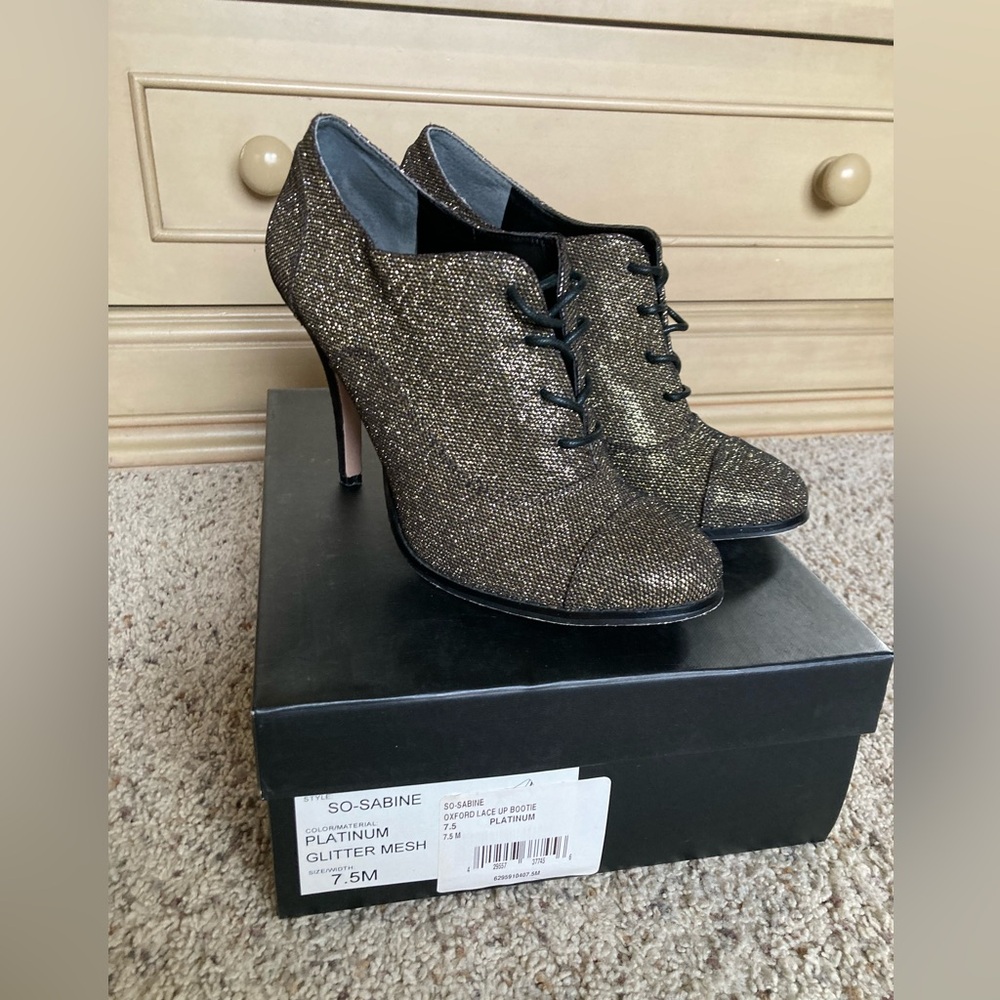 Oxford Lace-Up Booties